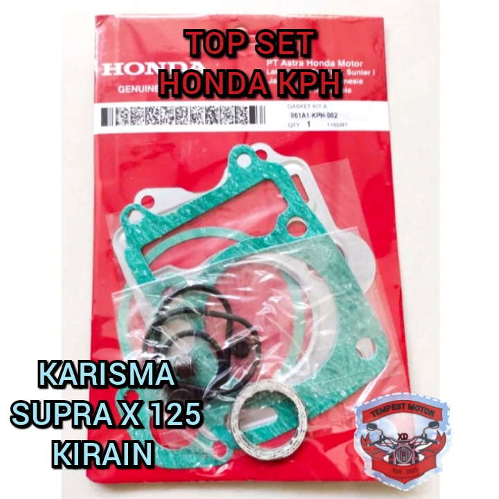 TOP SET PACKING TOPSET KARISMA HONDA KPH GASKET KIT KARISMA SUPRA X 125 TOP SET KARISMA