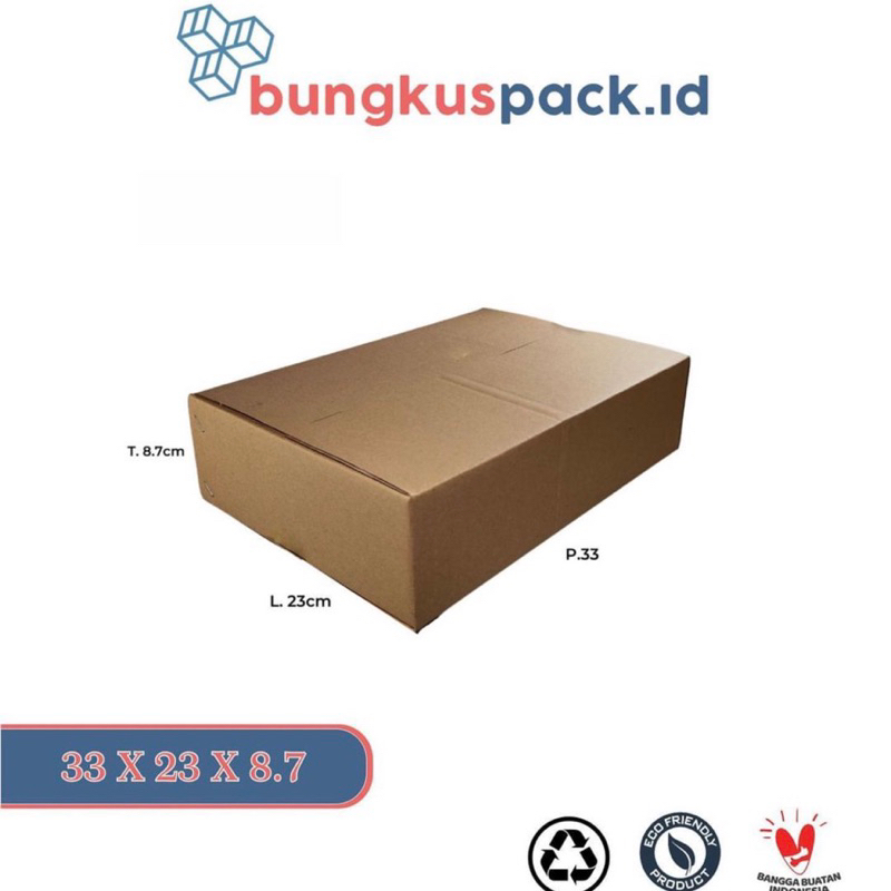 

Kardus Box packing [33x23x8,7cm] /5pcs