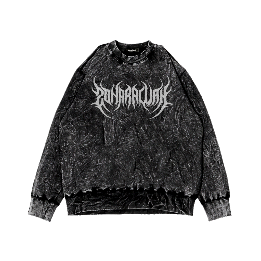 Crewneck Pria Wanita Sandwash Motif Sangolaz Casual Good Brand Quality