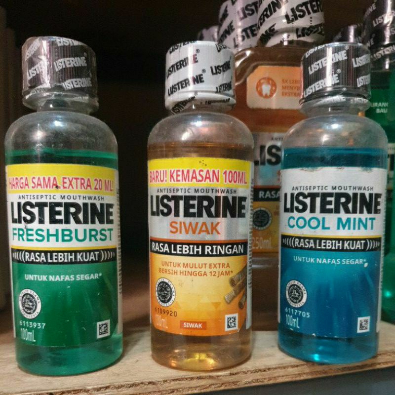 Listerine Natural Green Tea 100ml Random