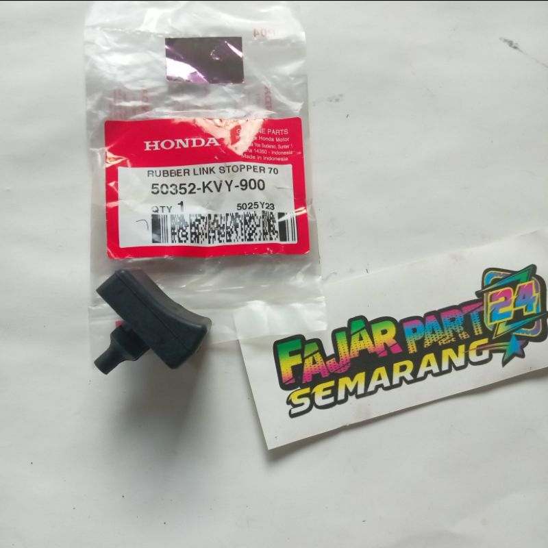50352-KVY-900 KARET GANJALAN BANTALAN MESIN RUBBER LINK STOPPER BEAT BIT KARBU SCOOPY KARBU ORI AHM
