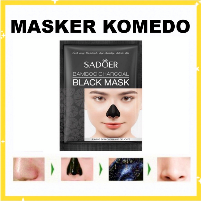 SADOER Masker Komedo Black Head Remover Cair Sachet Hidung EM015