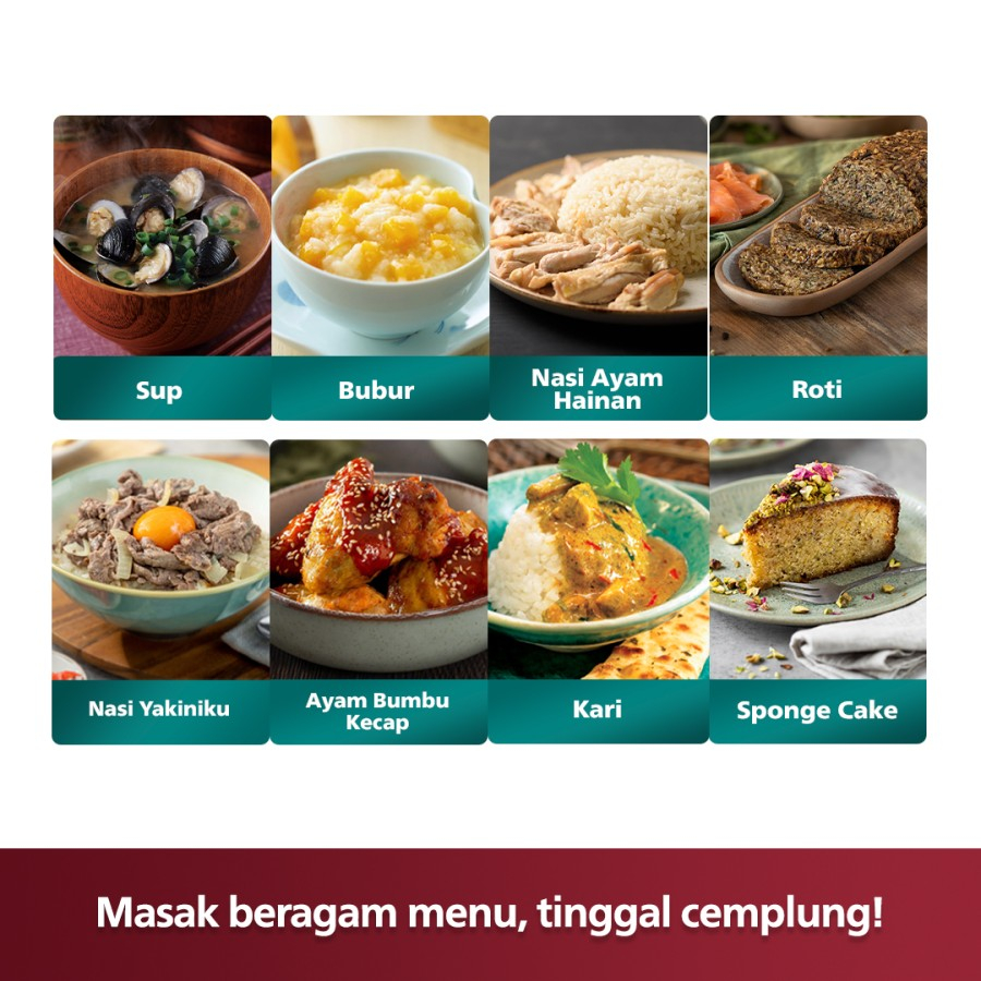 Philips HD4515/33 / HD4515 Digital Rice Cooker 1.8L - Fuzzy Logic Bakuhanseki