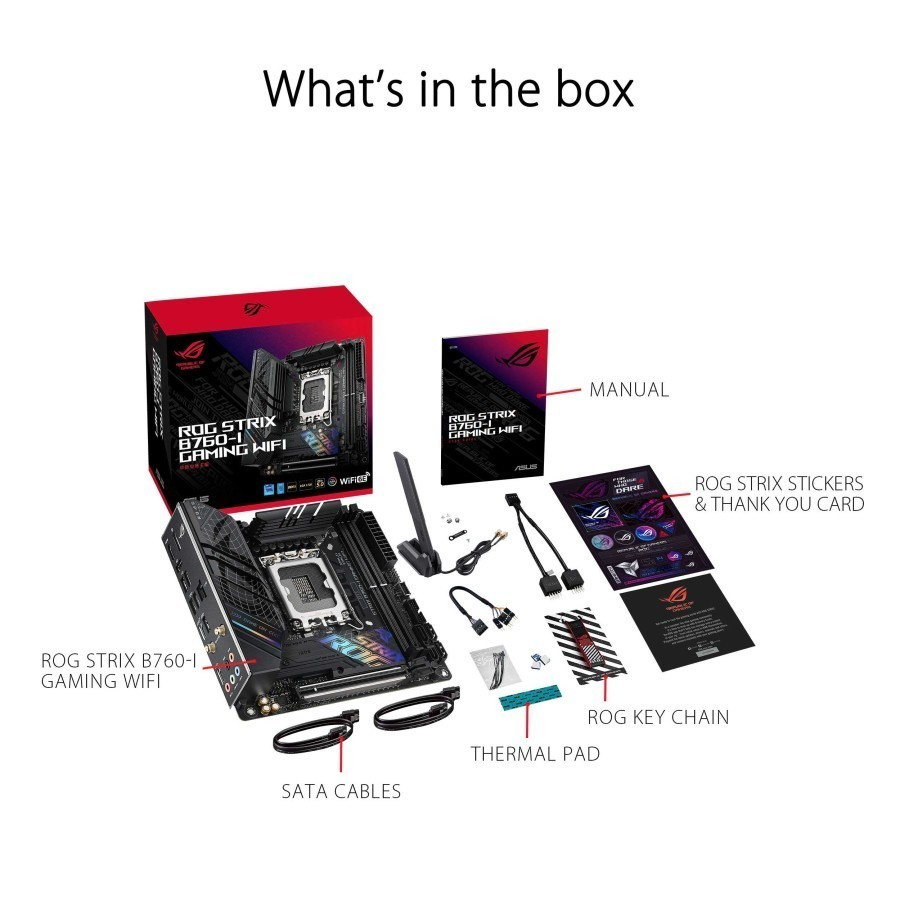 Motherboard Asus ROG Strix B7660I - Mini ITX LGA 1700 DDR5