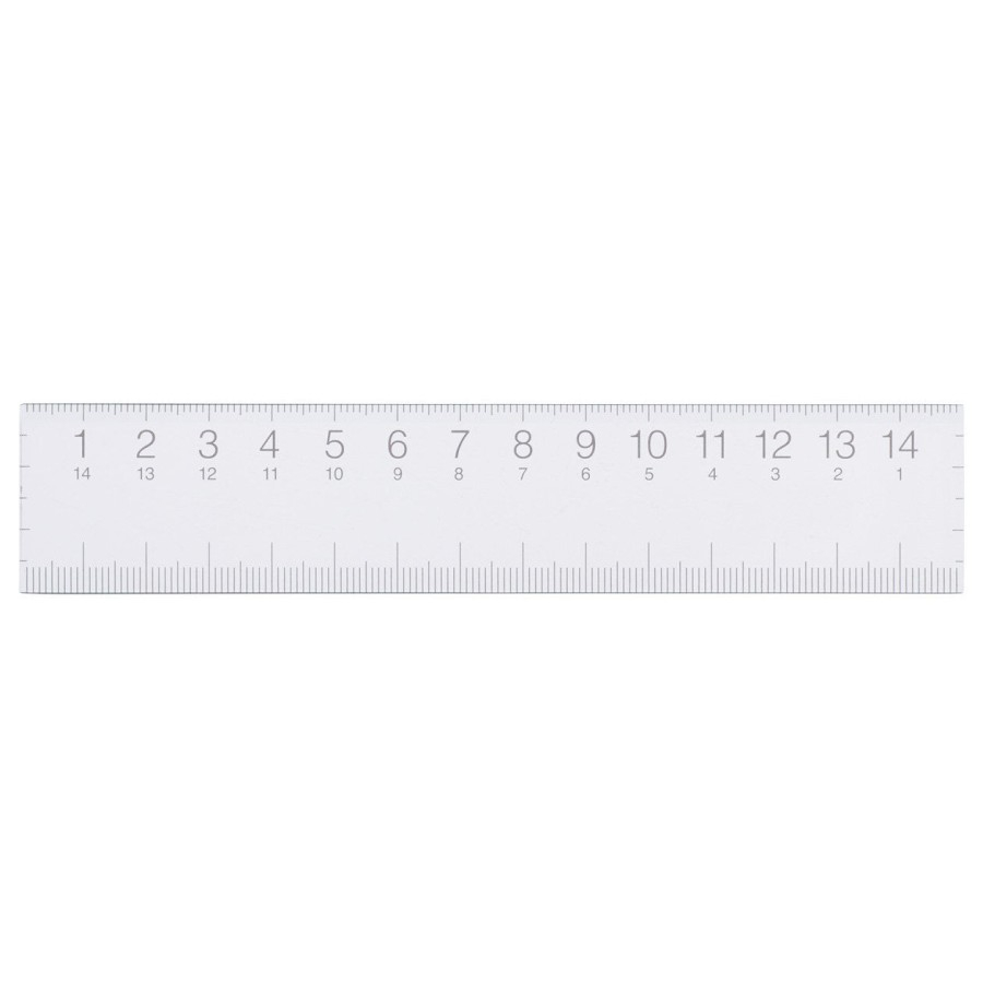 

Muji Acrylic Ruler 15cm Transparent Clear Penggaris Transparan