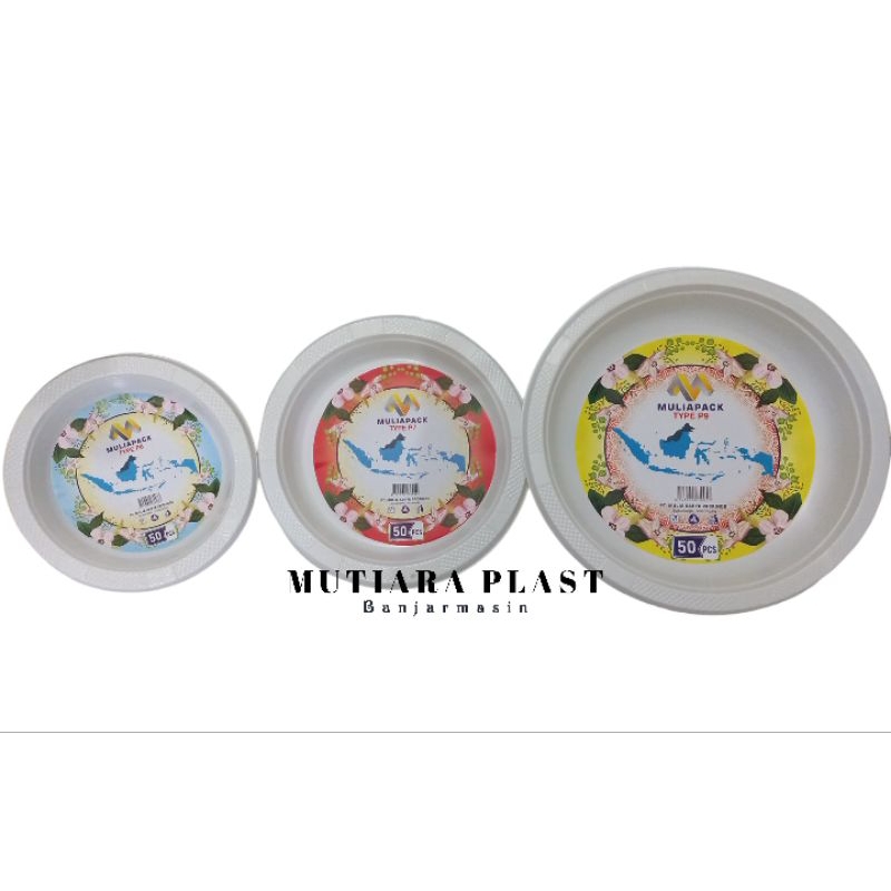Piring Mangkok plastik MULIAPACK (PACK ISI 50)