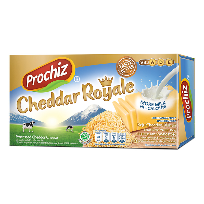 

PROCHIZ Keju Cheddar Royale 160 g