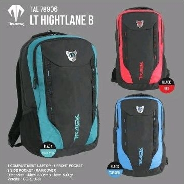 Tas ransel sekolah laptop - daypack - backpack - Track by Tracker 79TR025 - 79TR205 -  original free rain cover