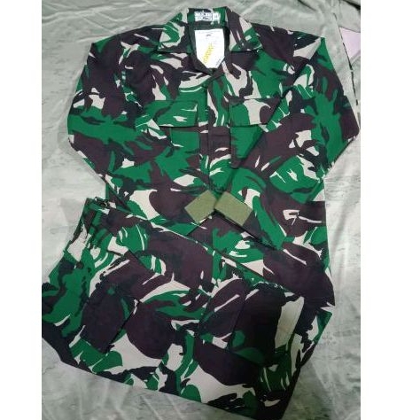 BAJU SERAGAM PDL TNI VELBED WOLL WR ANTI AIR MERK CRK Pro