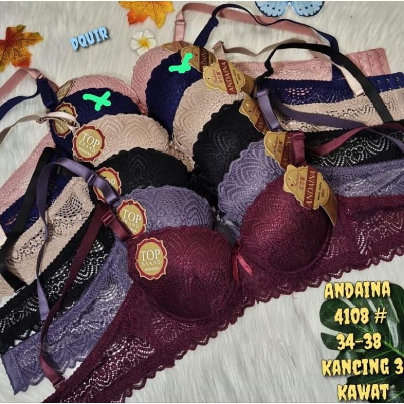 New Model Bra renda dengan kawat dan push up