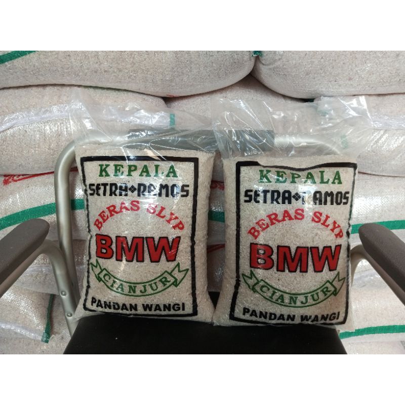 

Beras BMW kemasan bersih 5kg hasil pulen