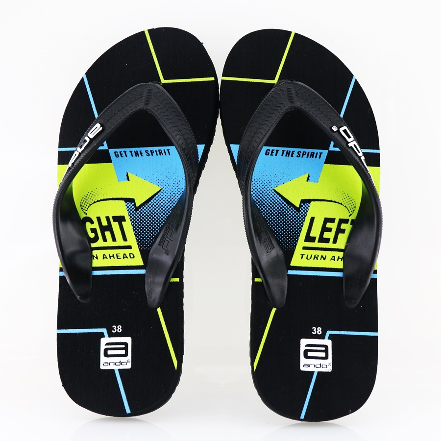 NEW Ando Skipper 01 Lime - Sandal Jepit Pria Terbaru Ando Surabaya