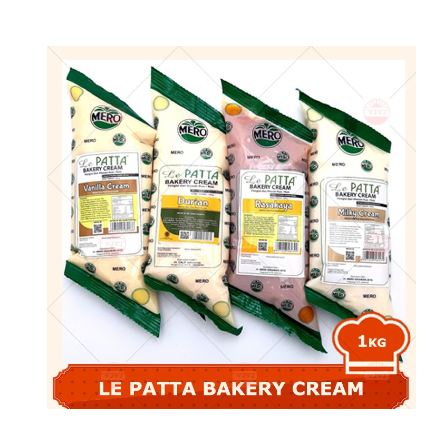 

SELAI / FILLING ISIAN LE PATTA BAKERY CREAM 1KG