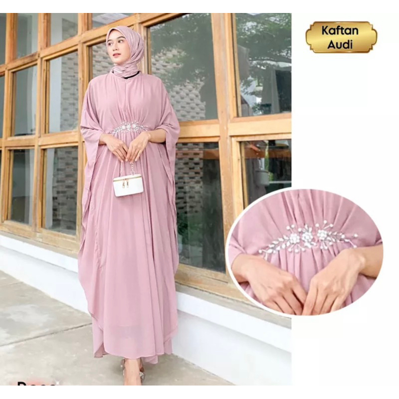 Alaya Kaftan bahan shakila kaftan murah aplikasi payet kaftan mewah