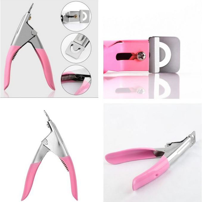 A425 GUNTING KUKU PALSU GEL uv profesional bahan stainless steel perawatan kecantikan tangan kaki tangan alat mesin manicure pedicure meni pedi salon wanita cewe cewek cutter cut frech nail art round square nail tool nailtool toolkit kit