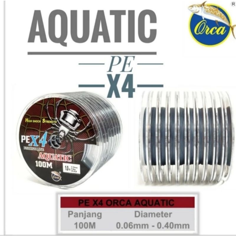 PE | Braided ORCA AQUATIC 100M