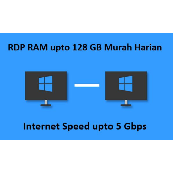 RDP Windows 128 GB Harian Murah