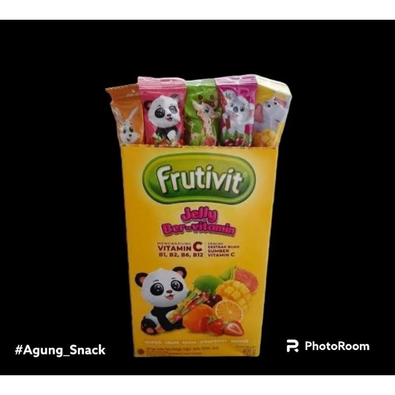 

Frutivit Jelly Bervitamin 400 gram 1 Box Isi 20 Stick