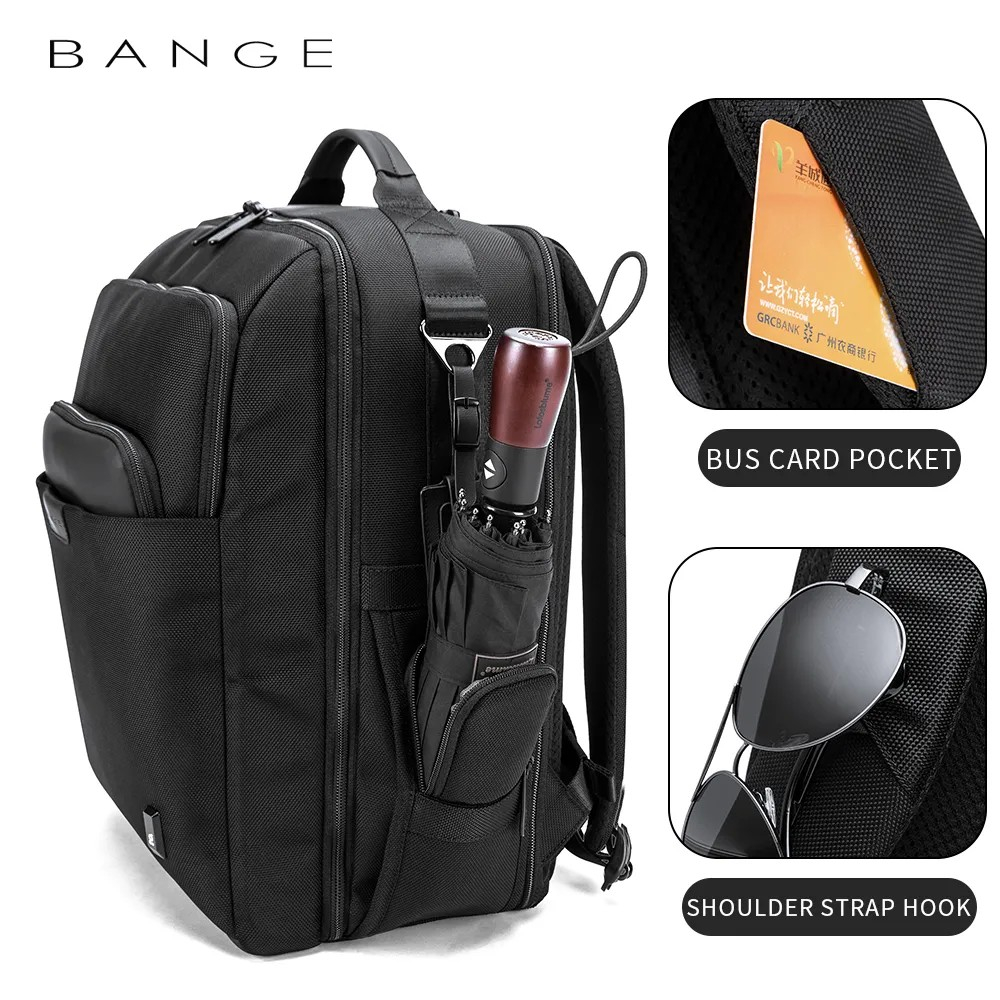 BGG63 Tas Bange Bag Backpack Pria Cowok Kantor Ransel Laptop 15.6 Inch