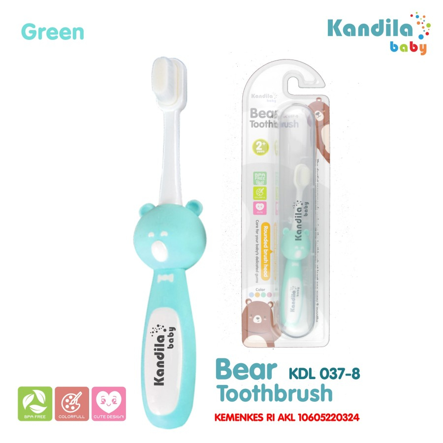 Sikat Gigi Bayi Anak Kandila Baby Bear Toothbrush / KDL 037-8