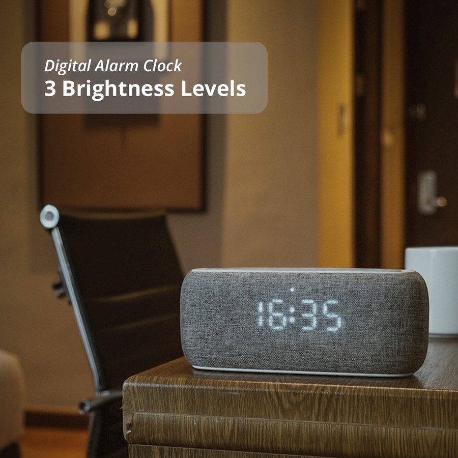 Eggel Home Clock + Radio + Portable Bluetooth Speaker