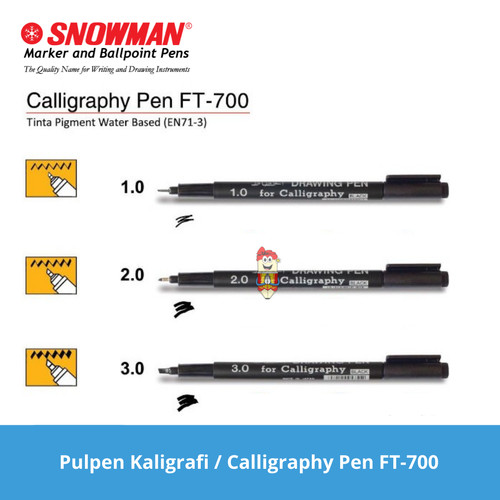 

Drawing Pen / Calligraphy Pen / Pulpen Kaligrafi FT 700 Snowman 2.0