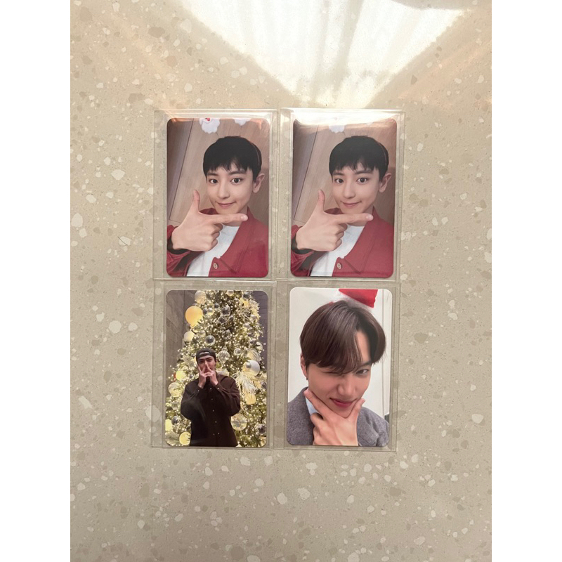 EXO PINK CHRISTMAS PC PHOTOCARD OFFICIAL / SEHUN KAI CHANYEOL