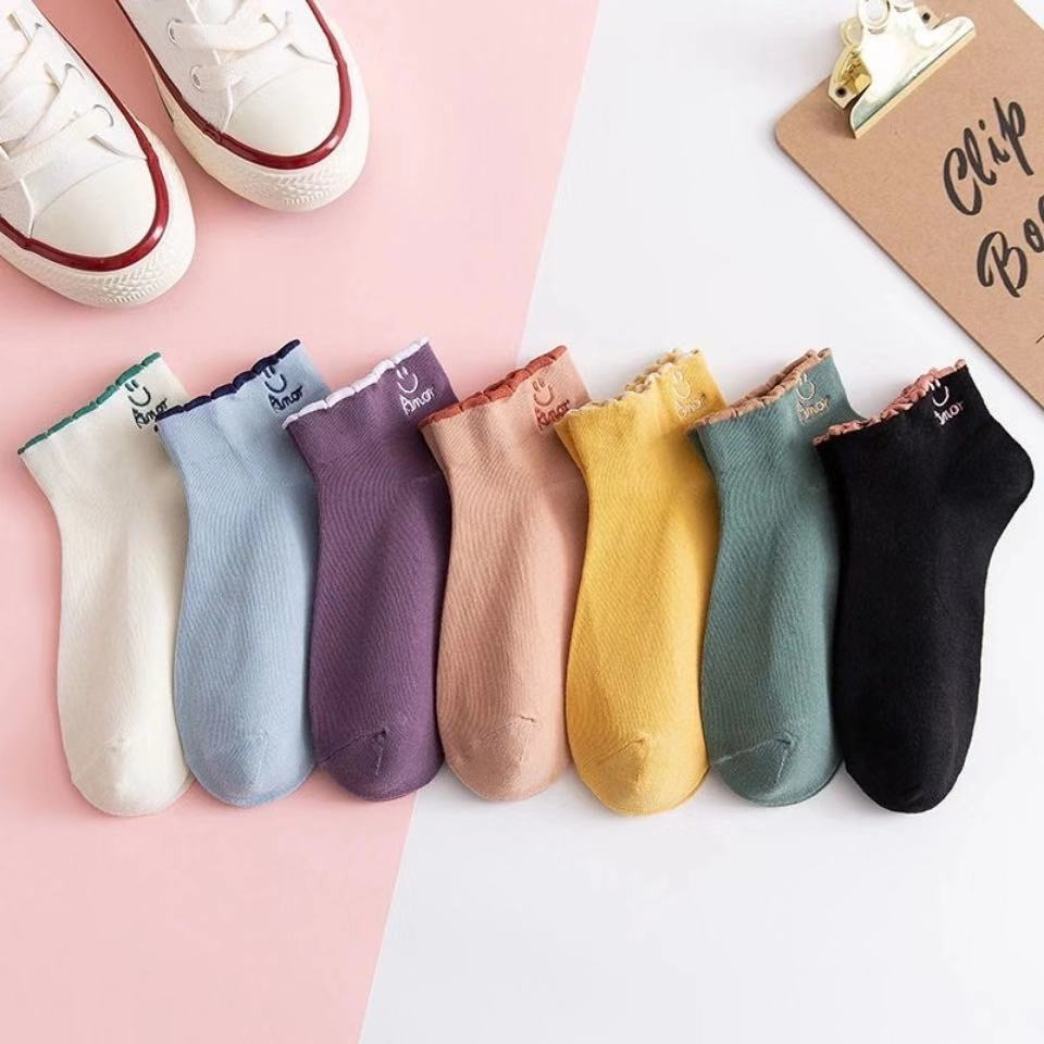 Kaos Kaki Wanita Import Kaos Kaki Lucu Semata Kaki Short Socks Kaos Kaki Anak Perempuan Murah KK22