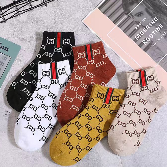 Kaos Kaki Wanita Import Kaos Kaki Semata Kaki Motif Short Socks Kaos Kaki Fashion Perempuan KK20