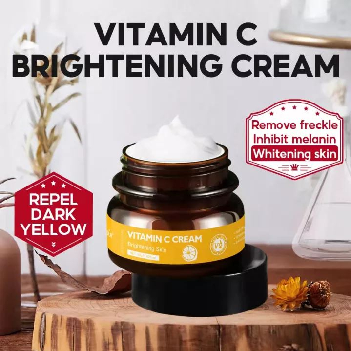 VIBRANT GLAMOUR Retinol Face Cream Krim Pelembab, Pemutih dan Anti Penuaan untuk Wajah dengan Retinol Alami 2.5% Retinol