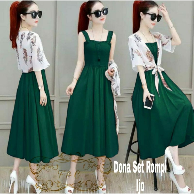 Feodora Fashion/Dress wanita model rompi / dress Dona rompi / dress lalia / pakaian wanita / fashion wanita (GOOD QUALITY)