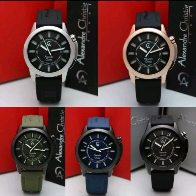 ORIGINAL JAM TANGAN PRIA ALEXANDRE CHRISTIE AC 8632 / AC8632 / 8632 / AC 8631 / AC8631 / 8631 GARANS
