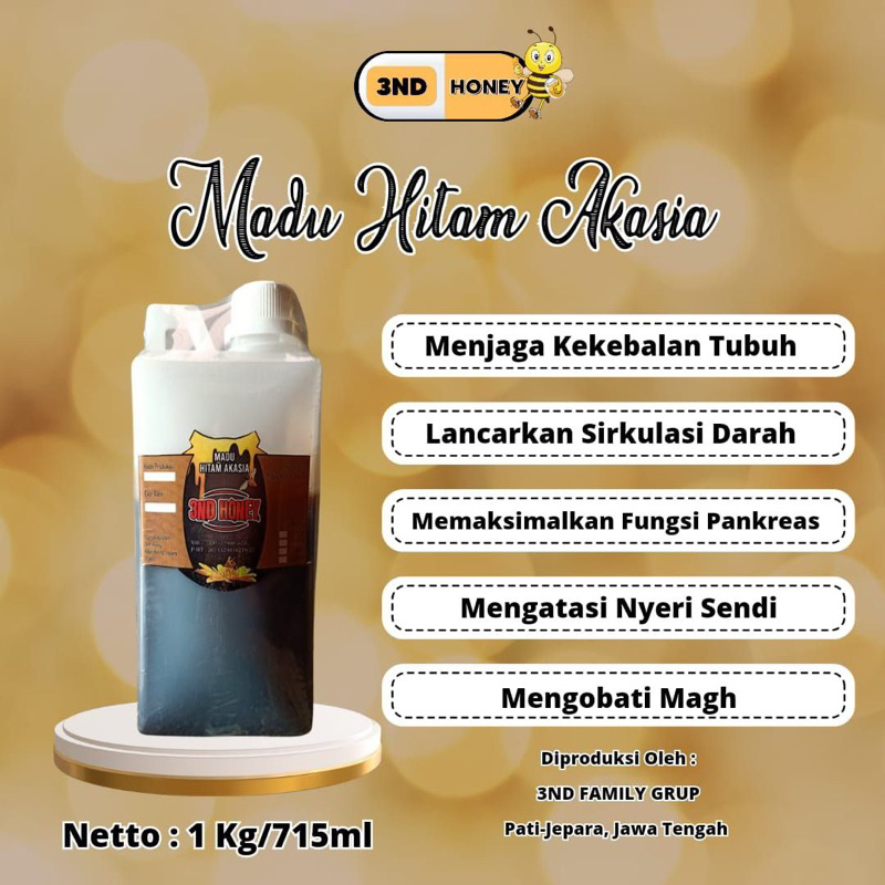 

Madu Hitam Akasia 1kg/ Madu Asli / Madu Murni / Madu Alami Asli