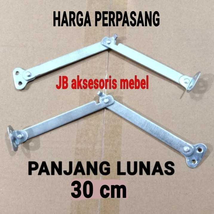 ENGSEL WAYANG 30 cm / TEKUK SIKUTAN SALON JENDELA / ENGSEL BECAK 12"
