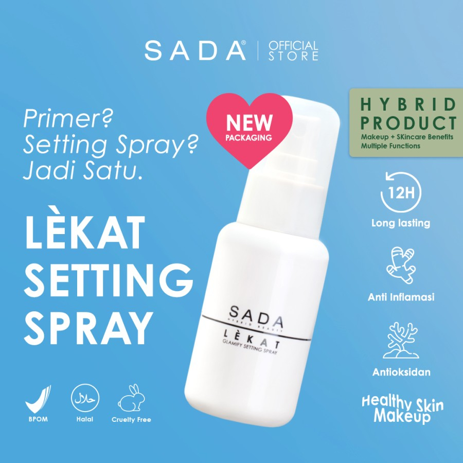 Sada Lekat Glamify Setting Spray BPOM