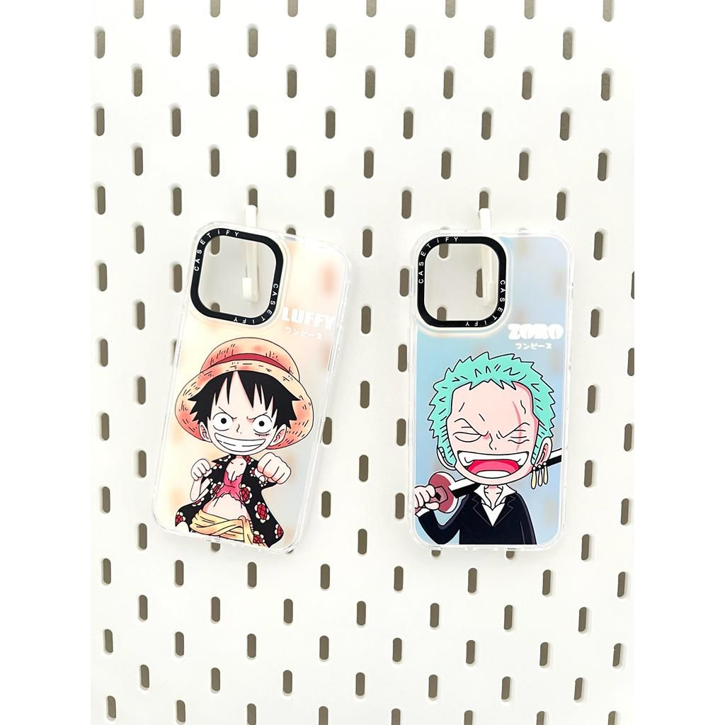 NEW HOLOGRAM CASETI-FY CASE !!  CHIBI ONE PIECE LUFFY ZORO IP 14 PROMAX 14 PRO 14PLUS 14 13 PROMAX 13 PRO 13 12 PROMAX 12 PRO 12  11PROMAX 11 SOFTCASE