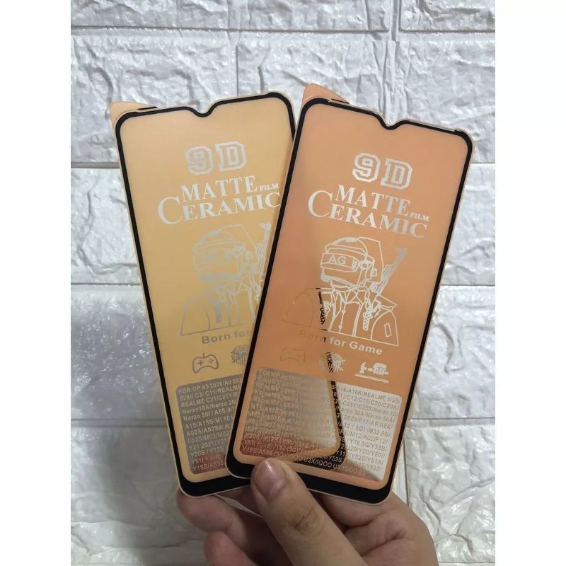 Tempered glass Ceramic Matte SAMSUNG A Series/ccsa/Anti Minyak Pelindung Protector Cover Layar Screen Handphone Kamera