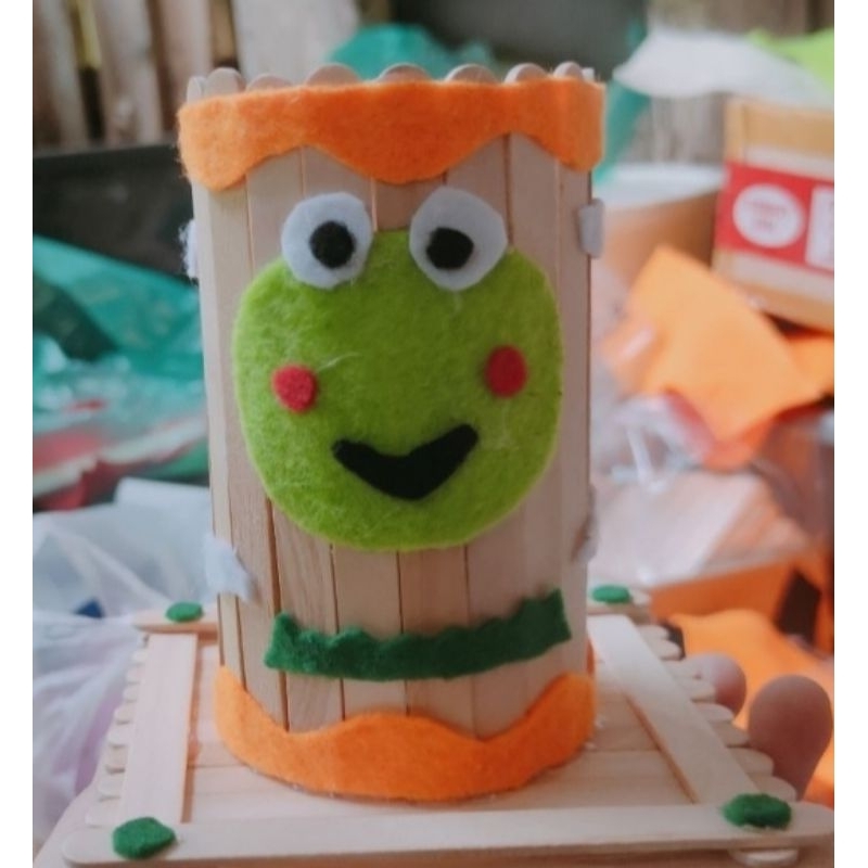 

tempat pensil stik es cream/kerajinan diy/tempat pensil unik