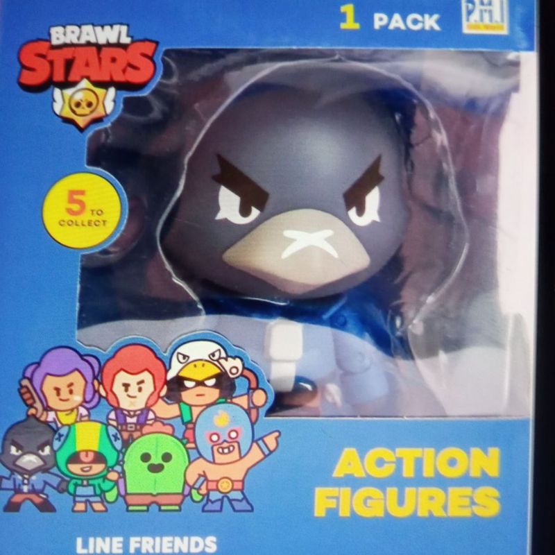 mainan action figure brawl stars crow