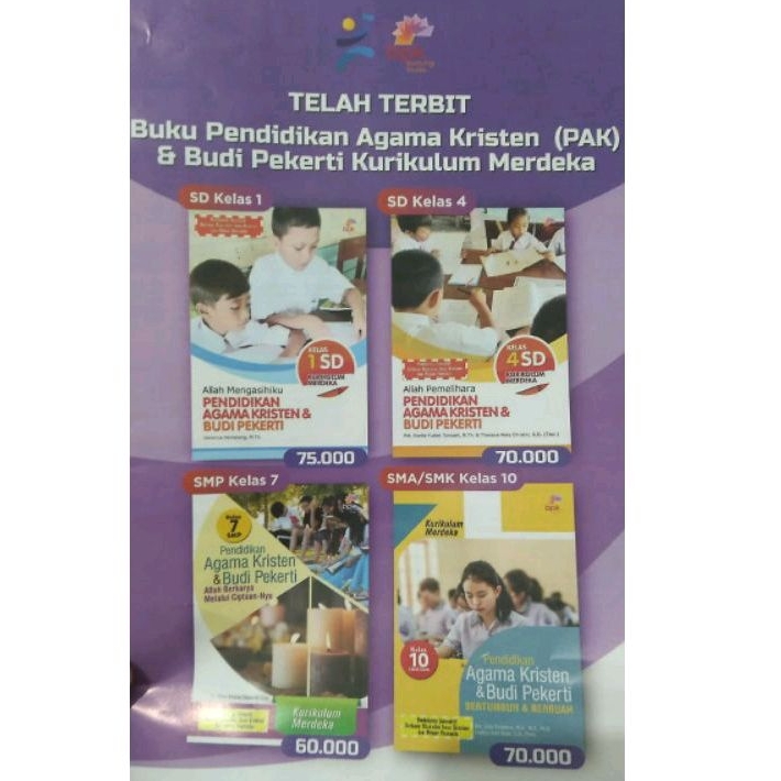 Buku Pendidikan Agama Kristen - BPK Gunung Mulia - Kurikulum Merdeka