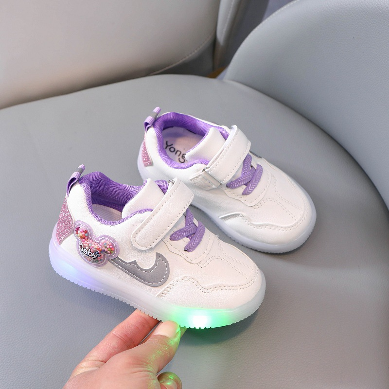 SEPATU LED ANAK SNEAKER BABYMIKI
