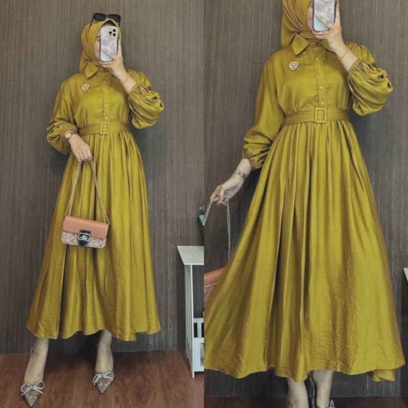 ZOYA MAXI DRESS POLO LINEN