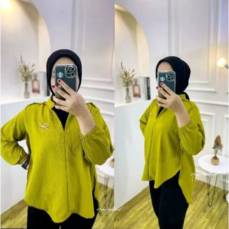 kemeja wanita lady crush/ kemeja wanita style korea