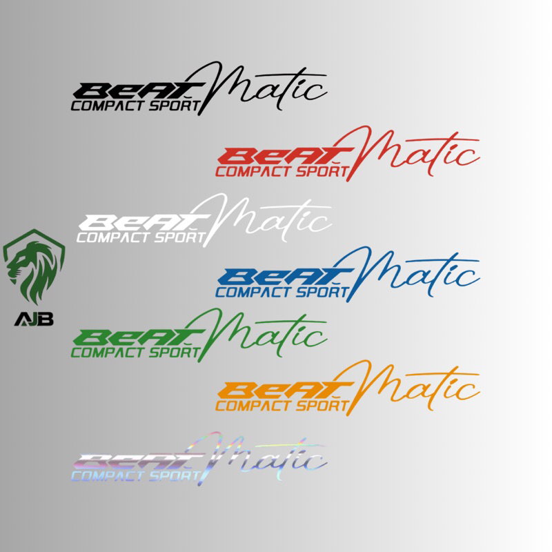 STIKER CUTTING BEAT MATIC COMPACT SPORT