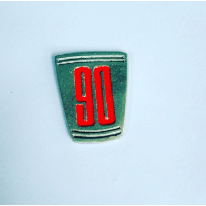 emblem logo rangka honda s90z s90 merah