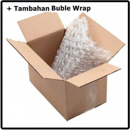 

Tambahan Buble Wrap dan Bonus Packing Box Kardus