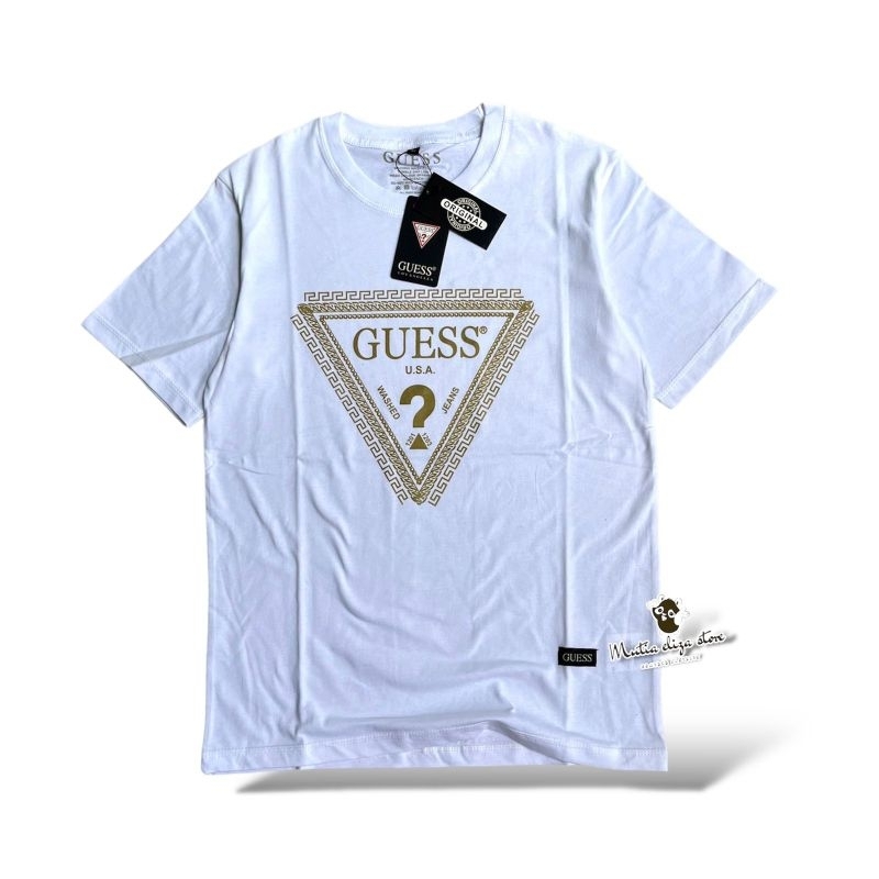 KAOS DEWASA GUESS UNISEX DISTRO LENGAN PENDEK / TSHIRT GUESS / BAJU KAOS DEWASA DISTRO PREMIUM /KAOS PRIA / BAJU DISTRO PRIA / BAJU KAOS GUESS