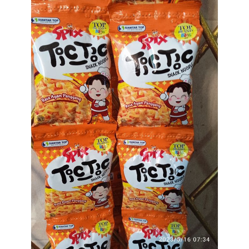 Tic Tic snack Noodles rasa ayam panggang ( 11x 10gr )