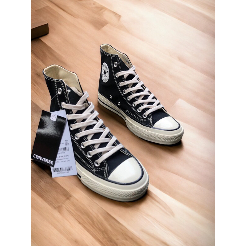 CONVERSE 70S HI BLACK WHITE EGRET