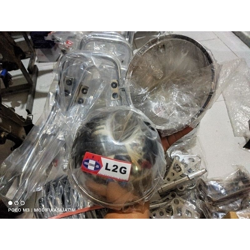 BATOK L2G BATOK LAMPU L2G CROM UKURAN 5.75 INCH PNP LAMPU DAYMAKER ORIGINAL SHJ